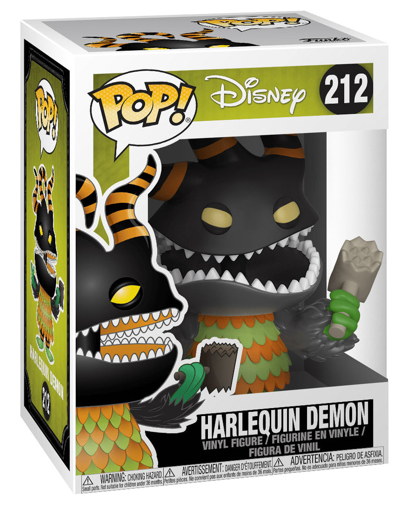 Funko Pop! Disney Tim Burton’s The Nightmare Before Christmas Harlequin Demon 212 + Free Protector