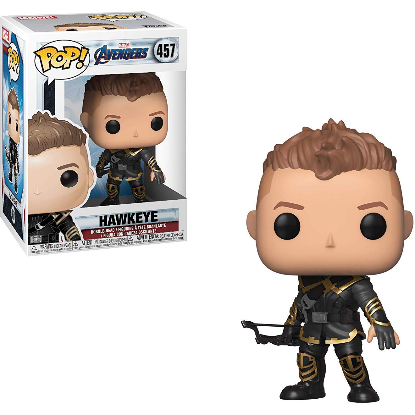 Funko Pop! Marvel Avengers Hawkeye 457 (VAULTED) + Free Protector