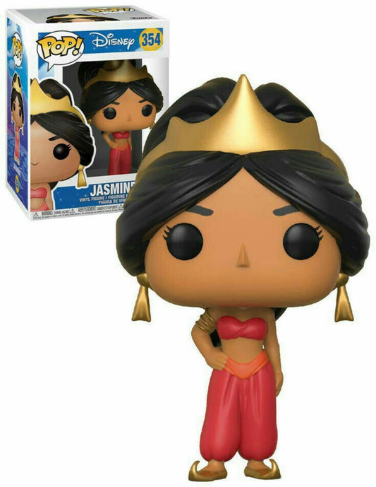 Funko Pop! Disney Jasmine (Red) 354 + Free Protector (VAULTED)