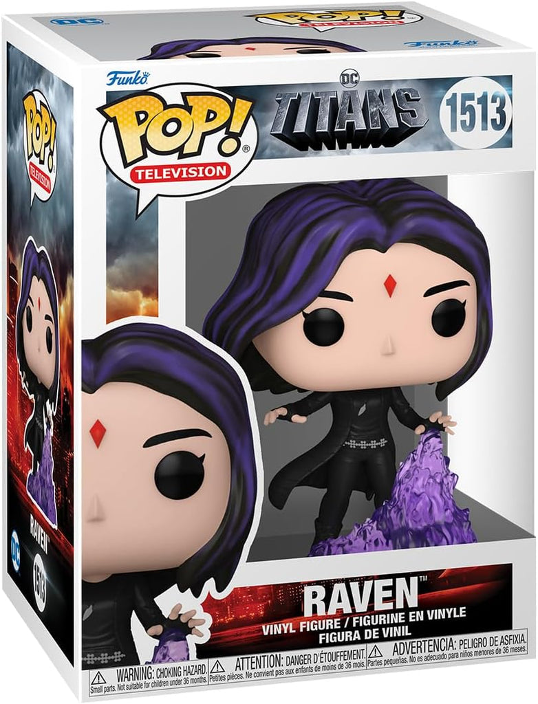 Funko Pop! DC Titans - Raven 1513 + Free Protector