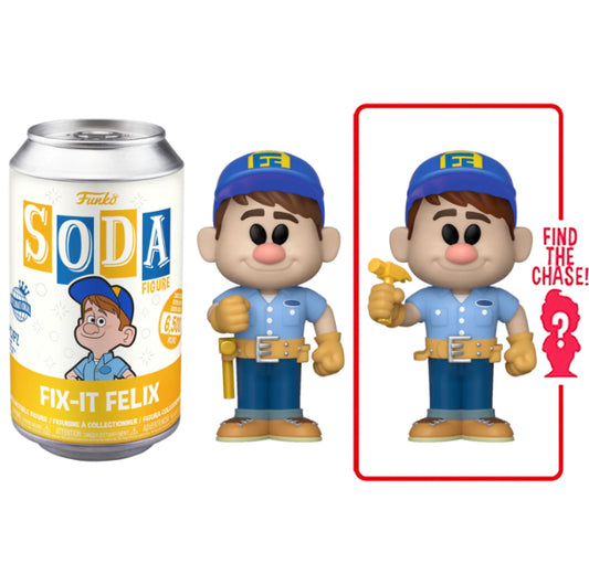 Disney Wreck It Ralph - Fix It Felix Sealed Limited Edition Funko Soda Pop Figure - Chance of CHASE!