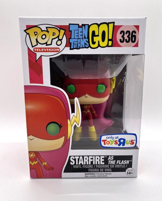 Funko POP! Teen Titans GO! #336 - Starfire as the Flash Toys R Us Exclusive (VAULTED) + PROTECTOR!