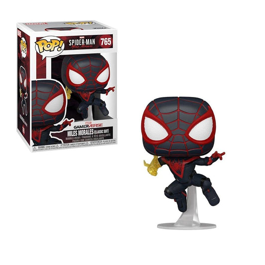Funko Pop! Marvel Gamerverse Spider-Man Miles Morales (Classic Suit) 765 + Free Protector