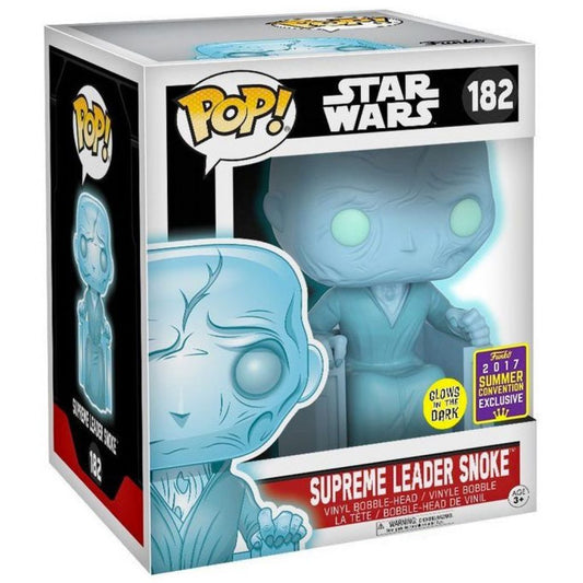 Funko Pop! Star Wars Supreme Leader Snoke 182 GITD 2017 Summer Convention Exclusive 6-Inch Figure