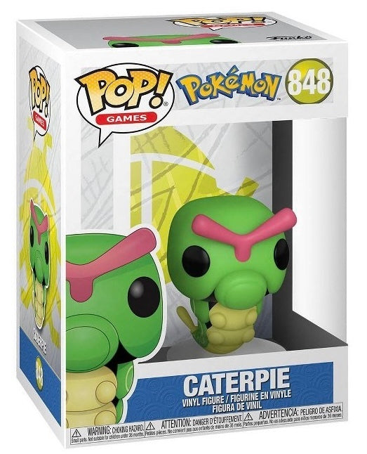 Funko Pop! Games: Pokemon Caterpie #848 + PoP Protector