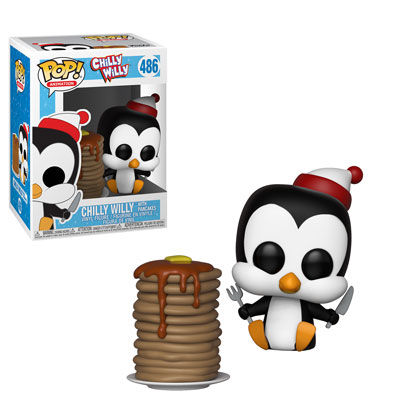 486 Funko PoP! Animation Chilly Willy With Pancakes The Woody Woodpecker Show + PoP Protector
