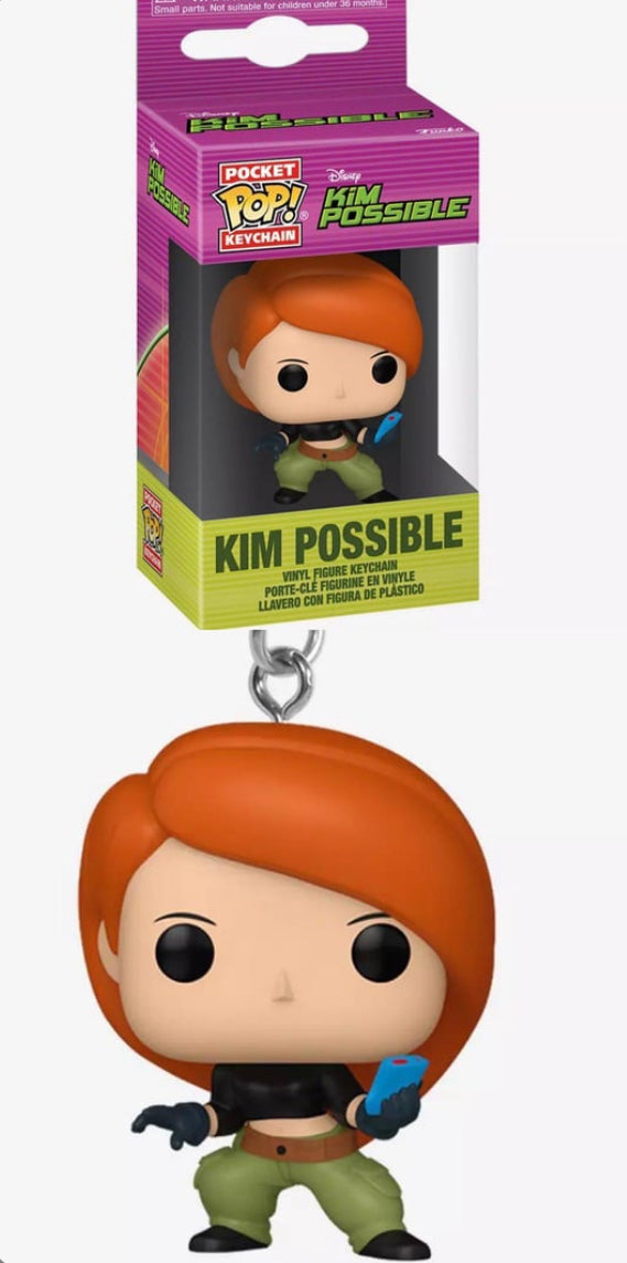 Disney Kim Possible Pocket Pop Keychain