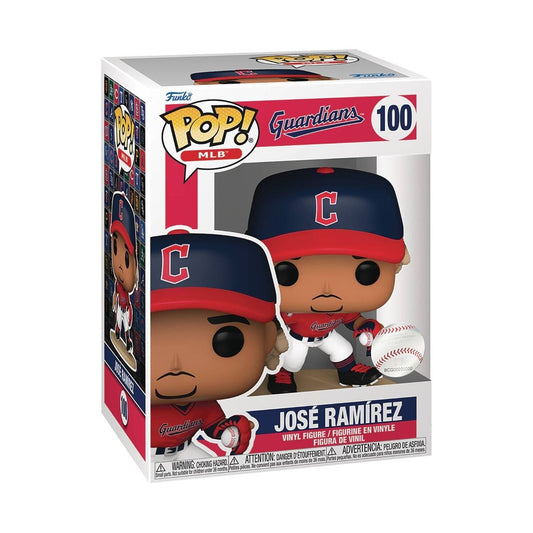 Funko Pop! MLB : Guardians - Jose Ramirez 100 + Free Protector