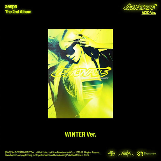 K-POP AESPA - 2ND ALBUM [LEMONADE] (ACID VER.) (WINTER VERSION)