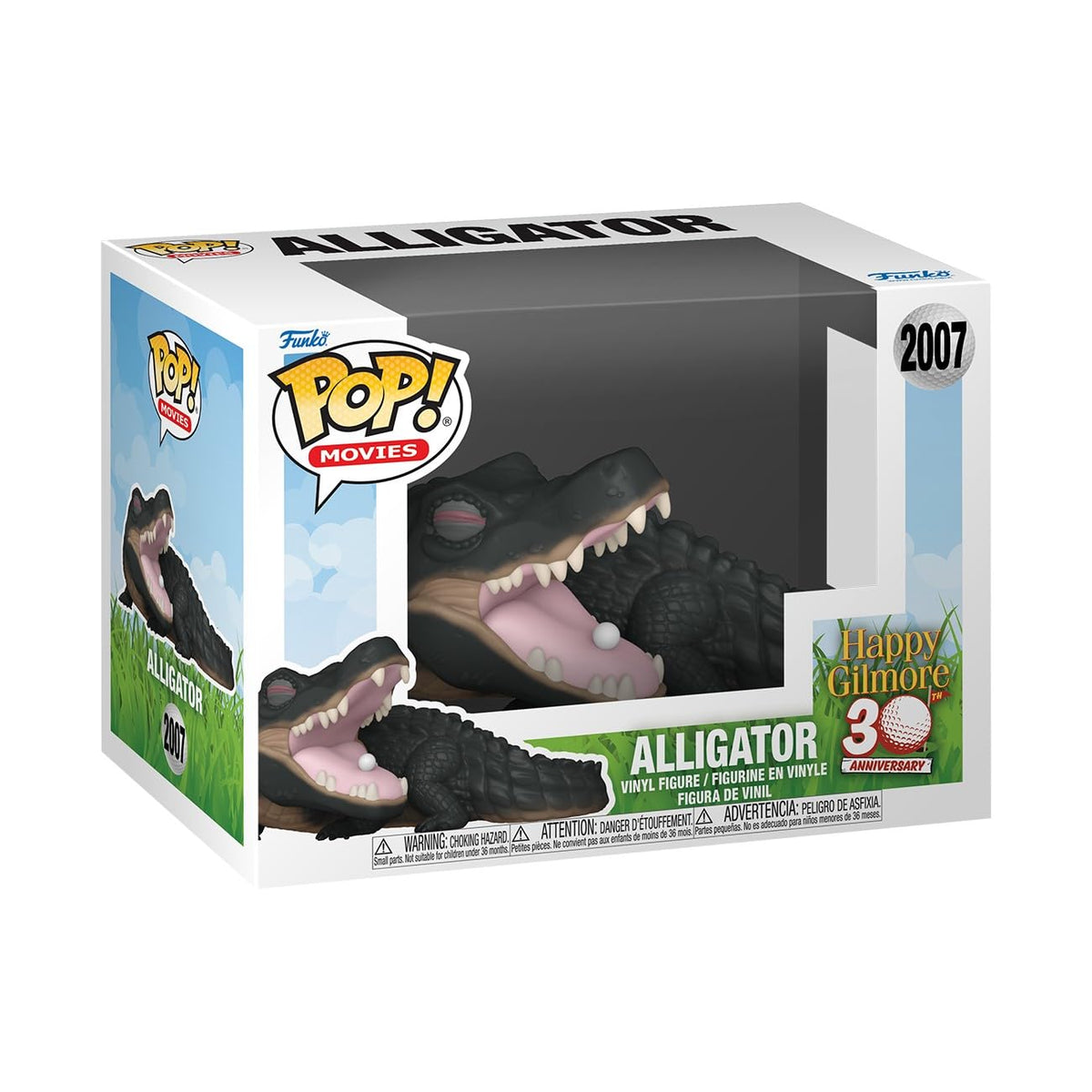 Funko Pop! Happy Gilmore 30th Anniversary - Alligator 2007 Figure + Pop Protector