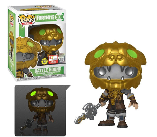 Funko Pop! Fortnite Battle Hound 509 Glows in the Dark E3 2019 Limited Edition + Free Protector