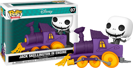 Funko Pop! Disney Trains Tim Burton’s The Nightmare Before Christmas Jack Skellington in Engine 07