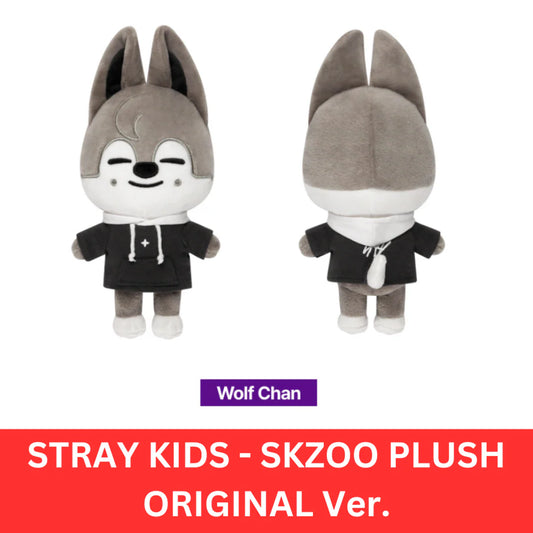 [RESTOCK] STRAY KIDS - WOLF CHAN (BANG CHAN) SKZOO PLUSH ORIGINAL Ver. - SKZ'S MAGIC SCHOOL - OFFICIAL MERCH