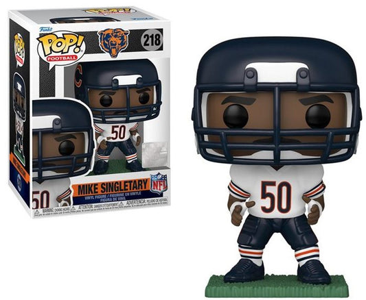 Funko Pop! Football NFL Chicago Bears Mike Singletary 218 + Free Protector