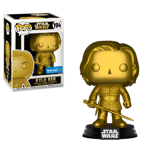 Funko Pop! Star Wars Kylo Ren 194 Walmart Exclusive + Free Protector (VAULTED)