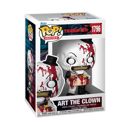 Funko Pop! Terrifier 2 : Art The Clown with Candy Filled Head 1796 + Pop Protector