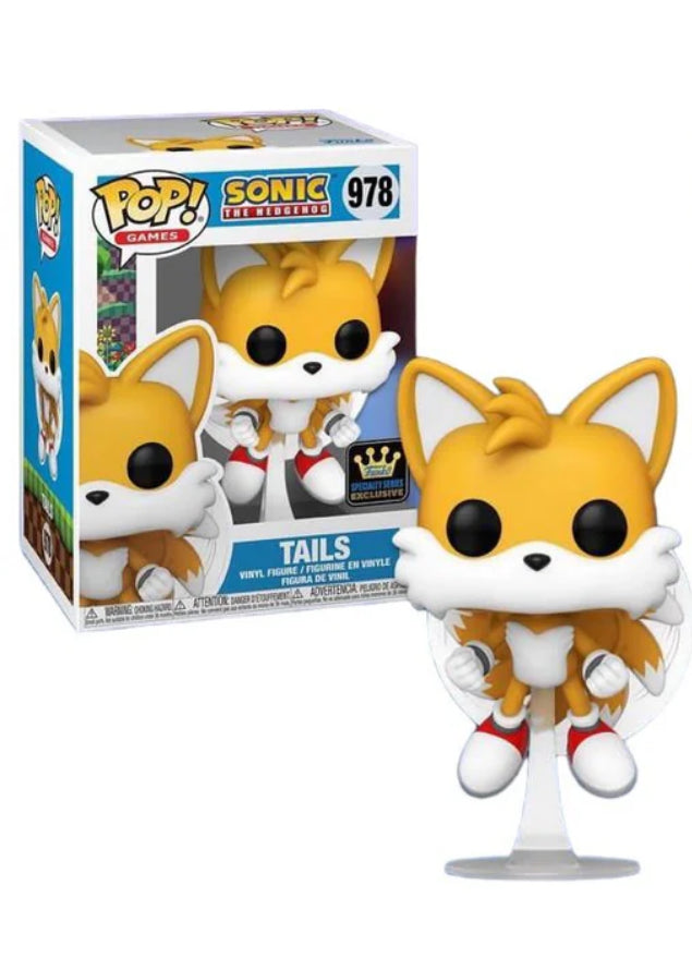 Funko Pop! Sonic The Hedgehog - Tails 978 Specialty Series Exclusive + Protector