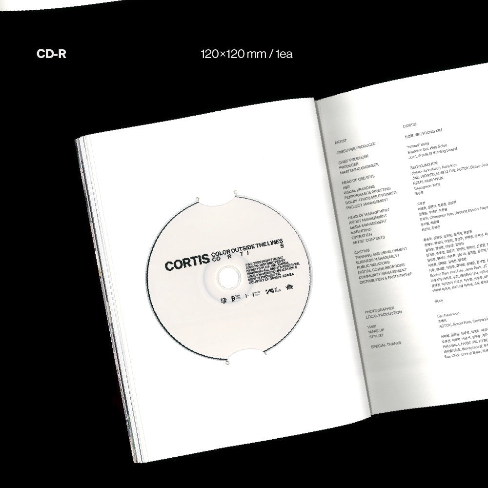 K-POP CORTIS - THE 1ST EP [COLOR OUTSIDE THE LINES] ALBUM (3 VERSIONS)