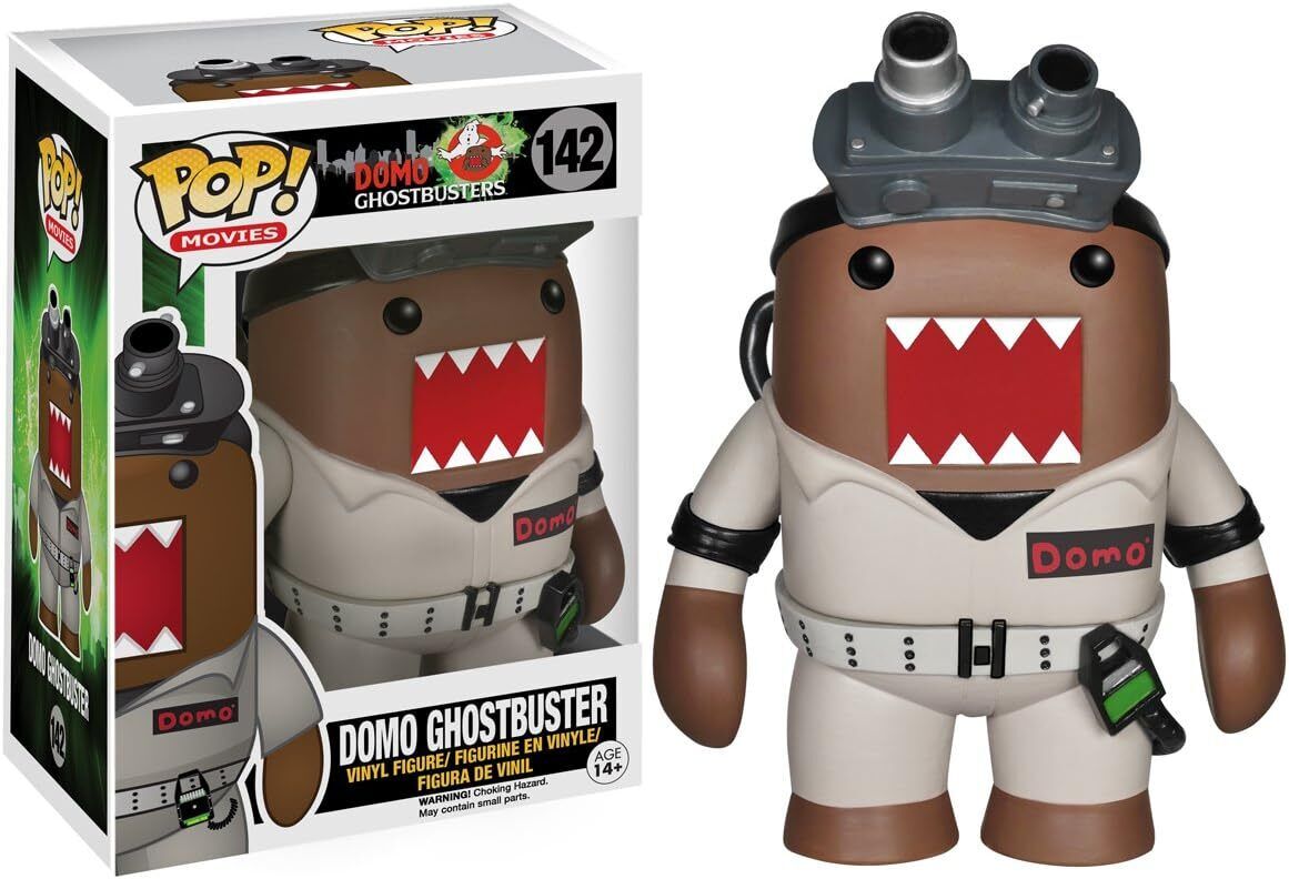 Funko Pop! Domo Ghostbusters : Domo Ghostbuster 142 (VAULTED) + Pop Protector