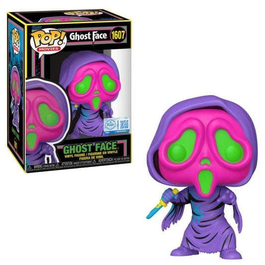 Funko Pop! Blacklight Ghost Face Funko Special Edition 1607 + Pop Protector