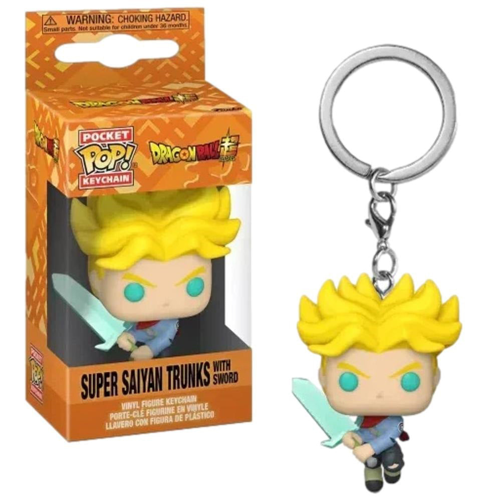 Funko Pocket Pop Dragon Ball Super - Super Saiyan Trunks with Sword Keychain