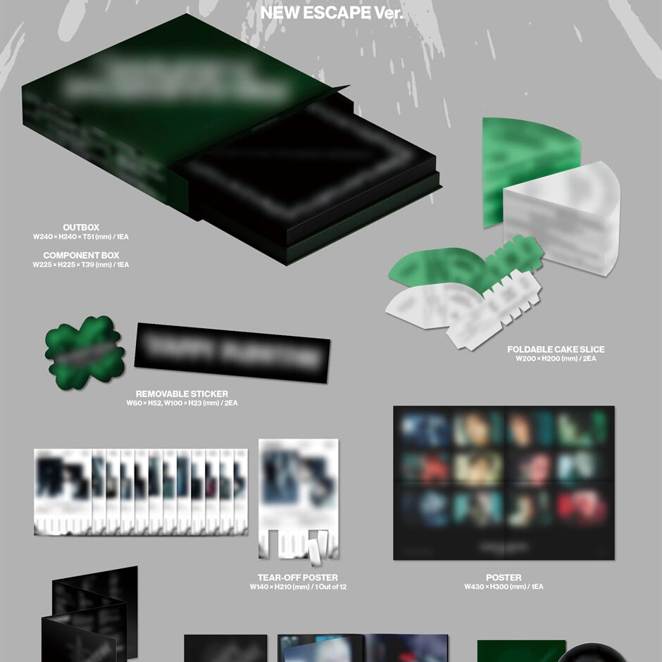 K-POP SEVENTEEN - 5TH ALBUM [HAPPY BURSTDAY] (NEW ESCAPE VERSION)