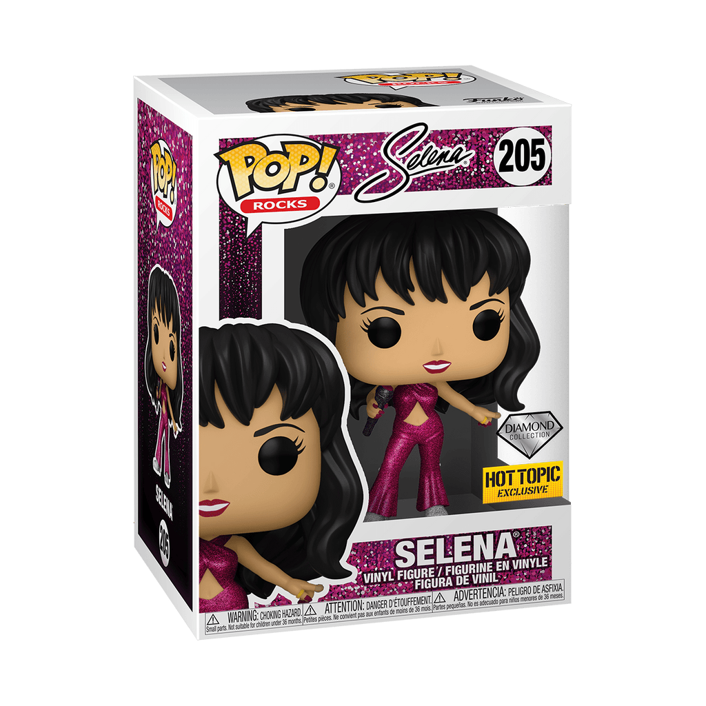 Funko Pop! Selena 205 Diamond Hot Topic Exclusive (VAULTED) + Pop Protector