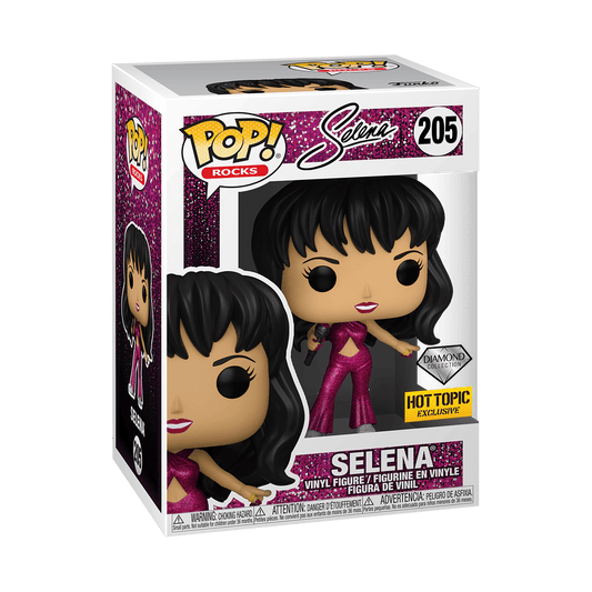 Funko Pop! Selena 205 Diamond Hot Topic Exclusive (VAULTED) + Pop Protector