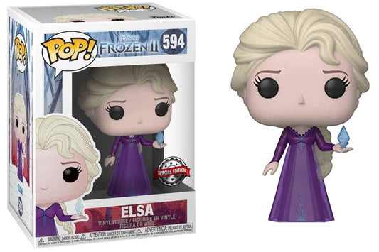 Funko Pop! Disney Frozen II Elsa 594 Special Edition + Free Protector