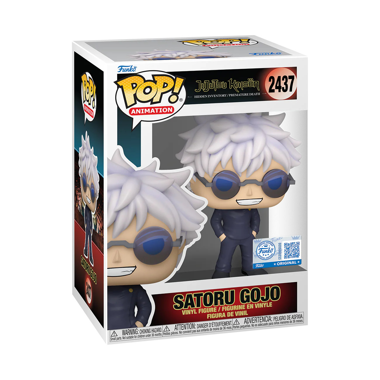 Funko Pop! Jujutsu Kaisen - Satoru Gojo 2437 Funko Special Edition Figure + Pop Protector