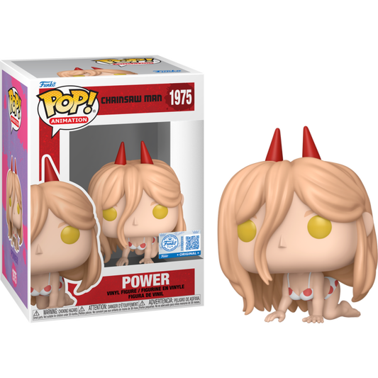 Funko Pop! Chainsaw Man - Power 1975 Funko Special Edition Figure + Pop Protector