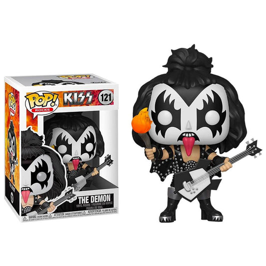 Funko Pop! Kiss - The Demon 121 Figure + Pop Protector