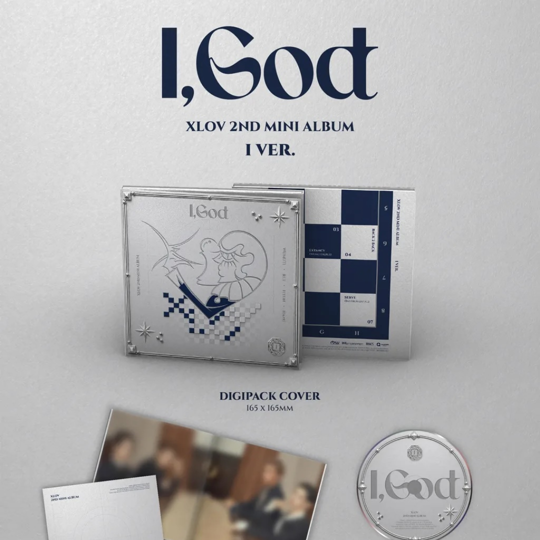 (PRE-ORDER) K-POP XLOV - 2ND MINI ALBUM [I,GOD] (4 VERSIONS) RANDOM