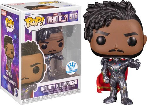 Funko Pop! Marvel Studios What If…? Infinity Killmonger 976 Funko Shop Exclusive + Free Protector