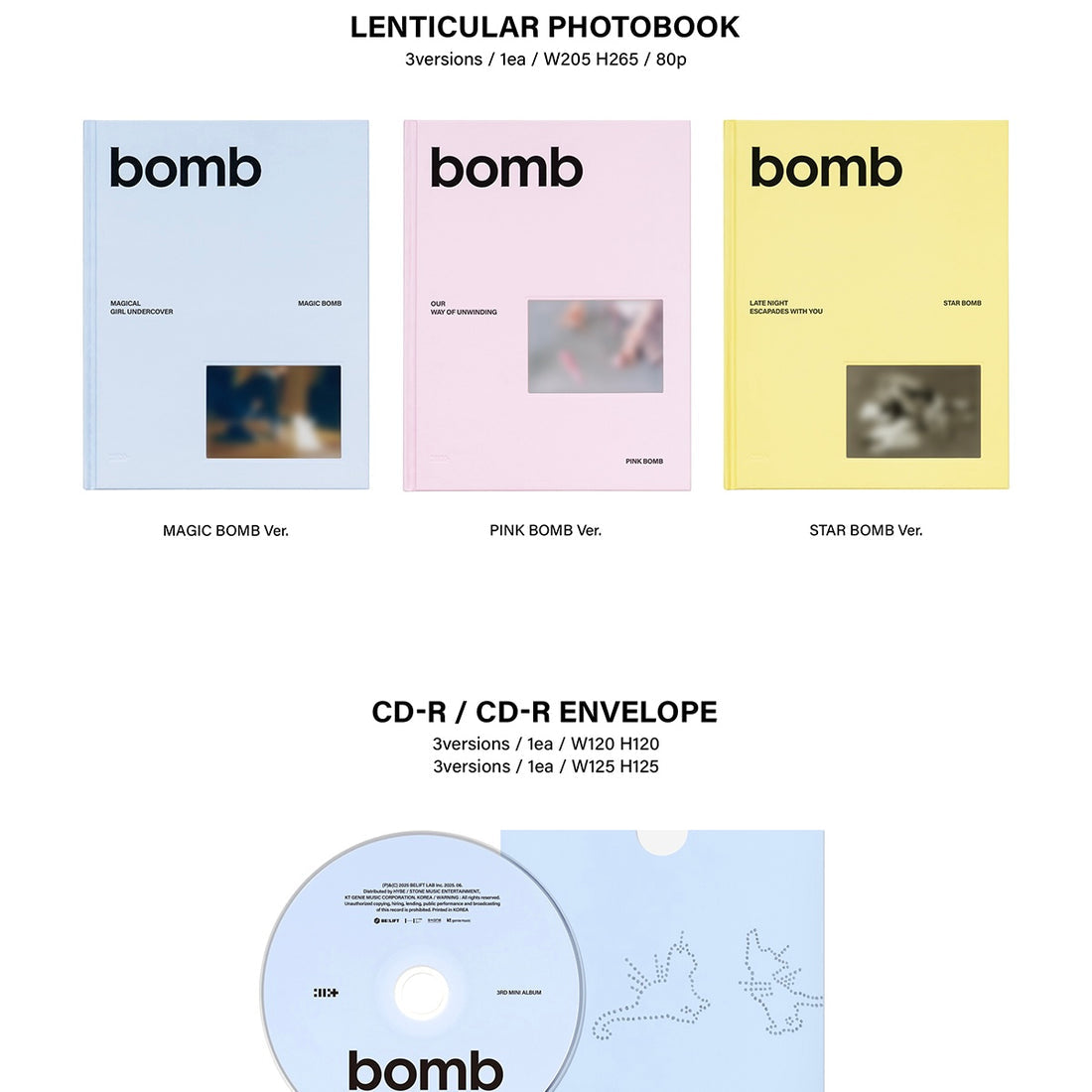 K-POP ILLIT - 3RD MINI ALBUM [BOMB] (MAGIC BOMB VER.)