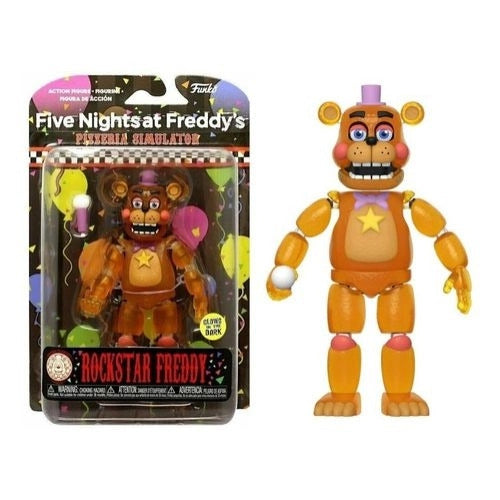 Funko! Five Nights at Freddy’s Rockstar Freddy Glows in the Dark Action Figure