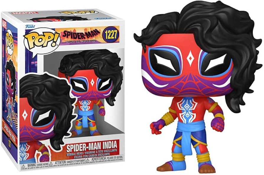 Funko Pop! Spider-Man Across The Spider-Verse : Spider-Man India 1227 + Pop Protector