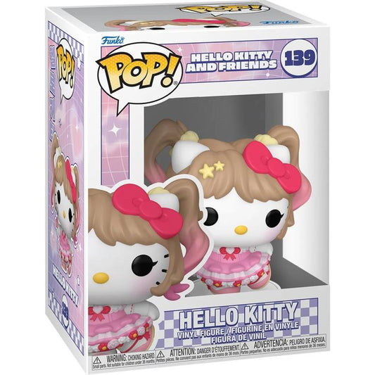 Funko Pop! Sanrio Hello Kitty and Friends - K-POP Outfit Hello Kitty 139 Figure + Pop Protector