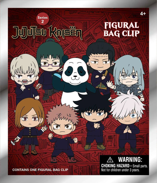 Jujutsu Kaisen Series 2 Mystery 3D Foam Figural Bag Clip (One Variation Chosen at Random)