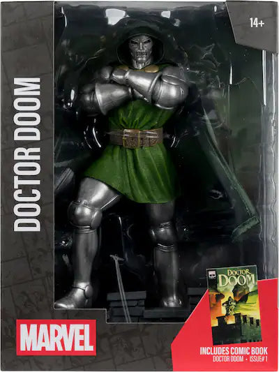 McFarlane Toys - Marvel Doctor Doom 1:6th Scale Collectible (Doctor Doom #1) 11" Figure