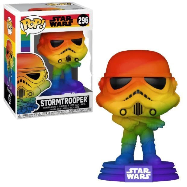 Funko Pop! Star Wars LGBTQ+ - Stormtrooper 296 + Free Protector