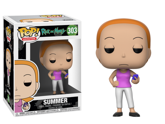 Funko Pop! Rick and Morty - Summer Smith 303 (VAULTED) + Free Protector