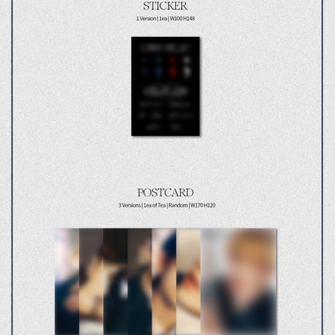 K-POP ENHYPEN - DARK BLOOD ALBUM (3 VERSIONS)