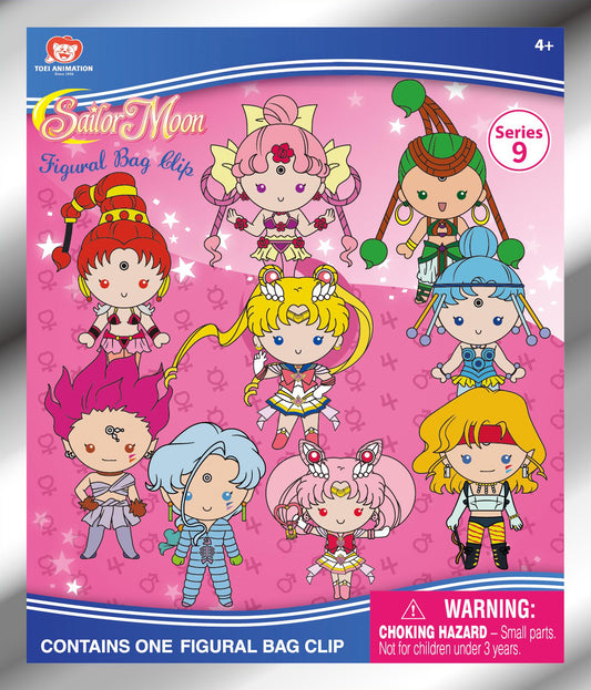 Sailor Moon Series 9 Mystery 3D Foam Figural Bag Clip (One Variation Chosen at Random)