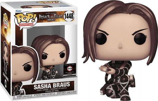 Funko Pop! Final Season Attack On Titan - Sasha Braus 1448 Chalice Collectibles Exclusive + Free Protector
