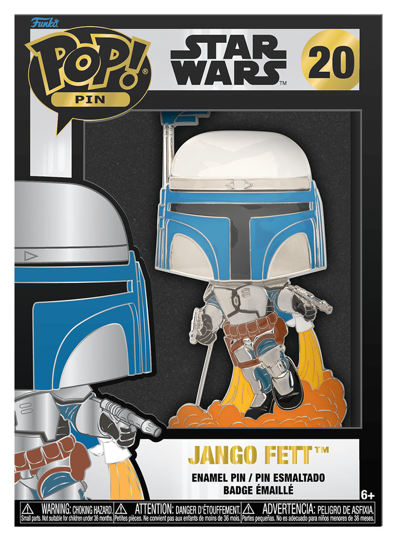 Star Wars Jango Fett 20 Collectible Funko Pop Enamel Figpin