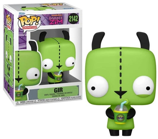 Funko Pop! Nickelodeon: Invader Zim - Gir 2142 Figure + Pop Protector