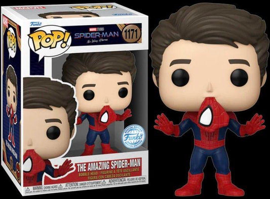 Funko Pop! Marvel Studios Spider-Man No Way Home The Amazing Spider-Man 1171 Funko Special Edition + Free Protector