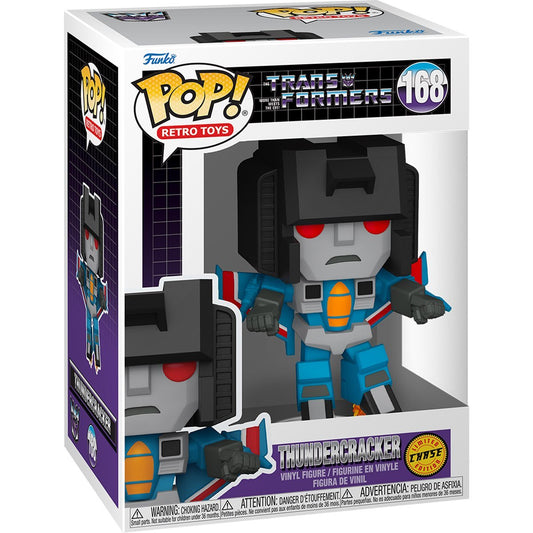 Funko Pop! Transformers - Thundercracker 168 CHASE Figure + Pop Protector