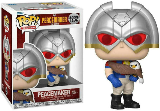 Funko Pop! DC Peacemaker The Series - Peacemaker with Eagly 1232 + Free Protector